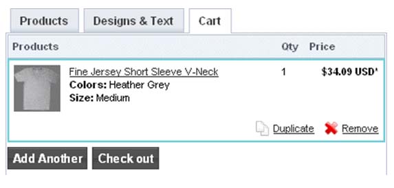 Changing An Already Customised Product In Your Cart